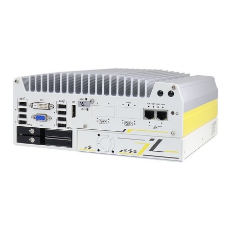 PC EN 50155 avec cassette d'extension PCIe - Nuvo-7200VTC