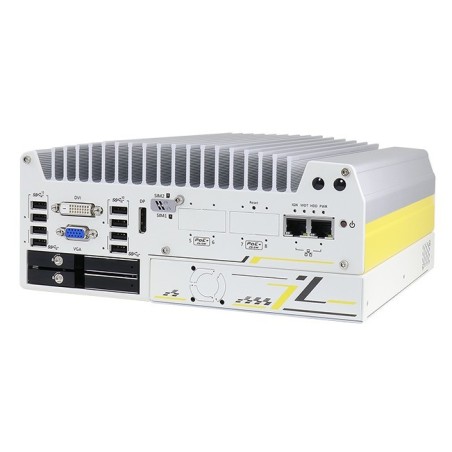 PC EN 50155 avec cassette d'extension PCIe - Nuvo-7204VTC