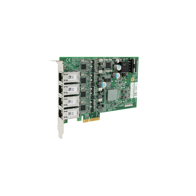 Carte d'acquisition Gigabit PCIe-PoE4+*