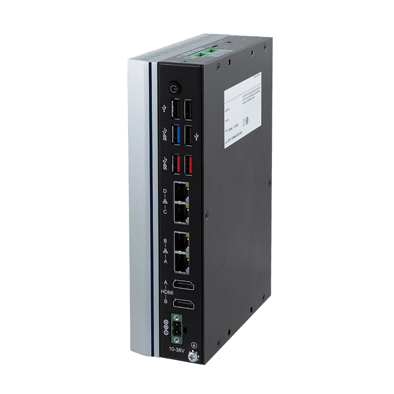 PC industriel fanless avec 4 ports COM et 4 ports LAN - SB-244-RPLU