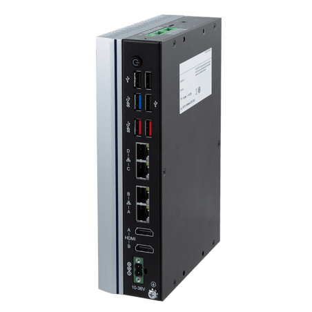 PC industriel fanless avec 4 ports COM et 4 ports LAN - SB-244-RPLU