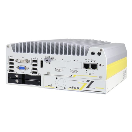 PC EN 50155 avec cassette d'extension PCIe - Nuvo-7204VTC