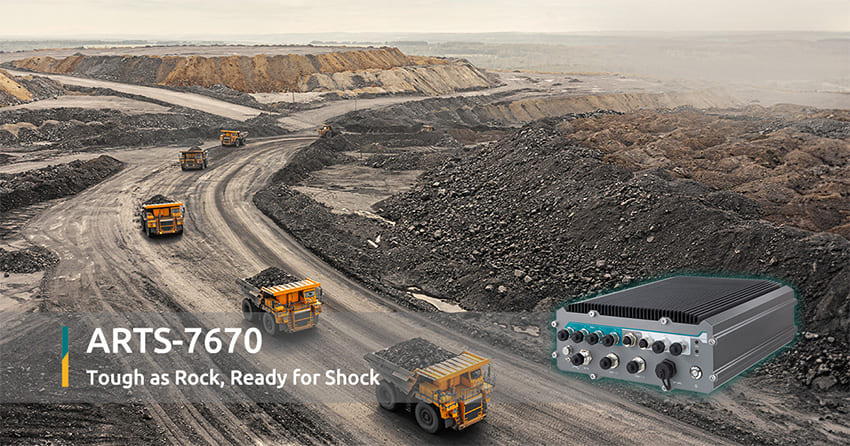 PC durci étanche ARTS-7670 en environnement minier