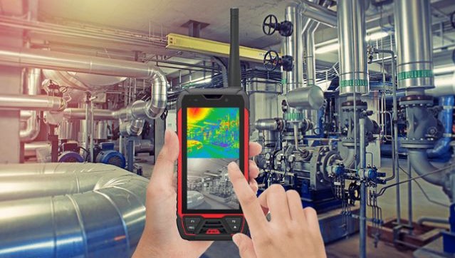 Terminal mobile ATEX G60 Pro en inspection thermique industrielle